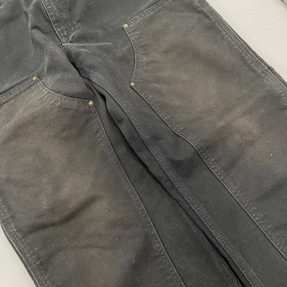 【中古品】【メンズ】 CARHARTT カーハート B136 BLK DOUBLE FRONT WASHED DUCK WORK PANT ブラック ダブルフロント ウォッシュド ダック ワークパンツ ズボン ボトムス 157-260515-ya-05-izu サイズ：32×30 カラー：BLACK 万代Net店