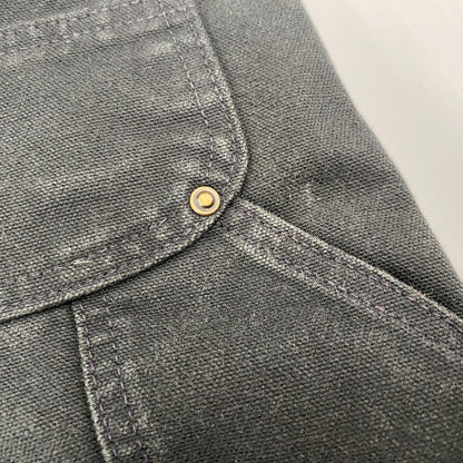 【中古品】【メンズ】 CARHARTT カーハート B136 BLK DOUBLE FRONT WASHED DUCK WORK PANT ブラック ダブルフロント ウォッシュド ダック ワークパンツ ズボン ボトムス 157-260515-ya-05-izu サイズ：32×30 カラー：BLACK 万代Net店