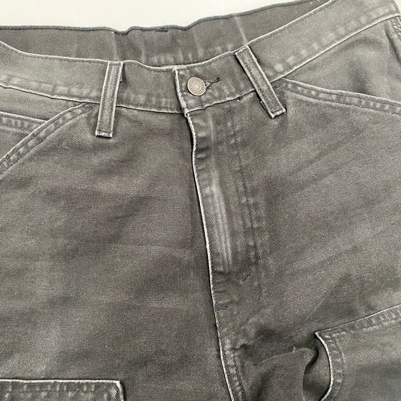 【中古品】【メンズ】 LEVI'S リーバイス PC9-A7367-0004 LOOSE STRAIGHT DOUBLE KNEE DENIM PANTS ルーズ ストレート ダブルニー デニム パンツ ズボン ボトムス 158-260515-ya-04-izu サイズ：32×32 カラー：BLACK 万代Net店
