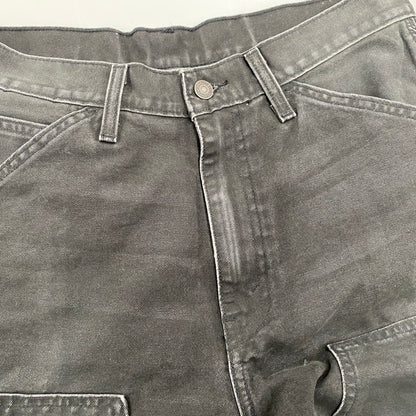 【中古品】【メンズ】 LEVI'S リーバイス PC9-A7367-0004 LOOSE STRAIGHT DOUBLE KNEE DENIM PANTS ルーズ ストレート ダブルニー デニム パンツ ズボン ボトムス 158-260515-ya-04-izu サイズ：32×32 カラー：BLACK 万代Net店