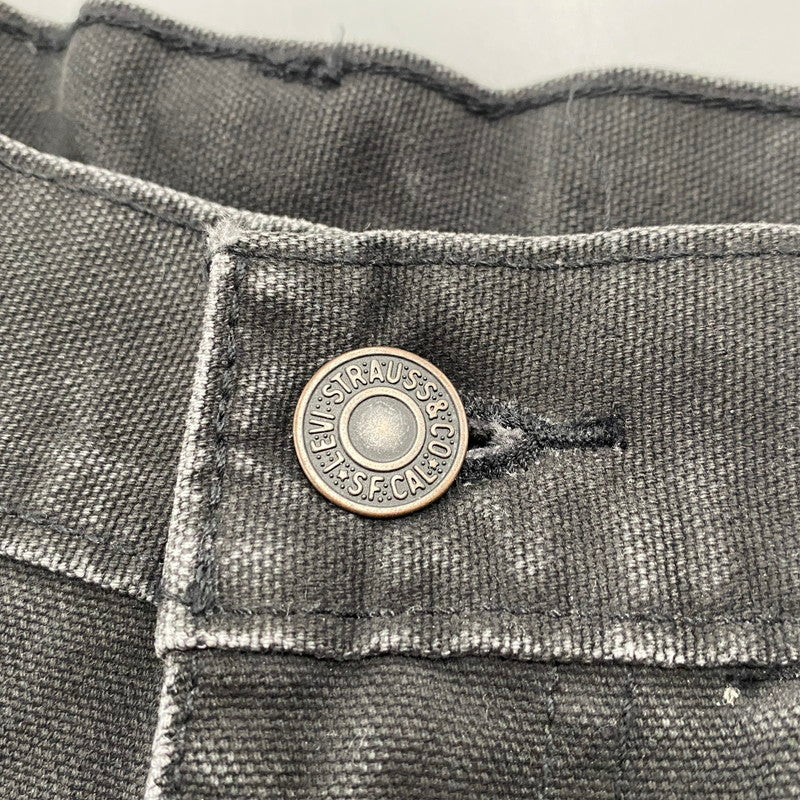 【中古品】【メンズ】 LEVI'S リーバイス PC9-A7367-0004 LOOSE STRAIGHT DOUBLE KNEE DENIM PANTS ルーズ ストレート ダブルニー デニム パンツ ズボン ボトムス 158-260515-ya-04-izu サイズ：32×32 カラー：BLACK 万代Net店