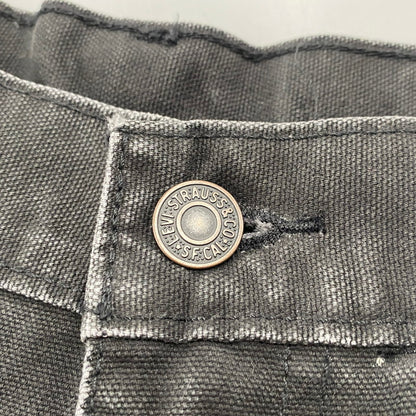【中古品】【メンズ】 LEVI'S リーバイス PC9-A7367-0004 LOOSE STRAIGHT DOUBLE KNEE DENIM PANTS ルーズ ストレート ダブルニー デニム パンツ ズボン ボトムス 158-260515-ya-04-izu サイズ：32×32 カラー：BLACK 万代Net店