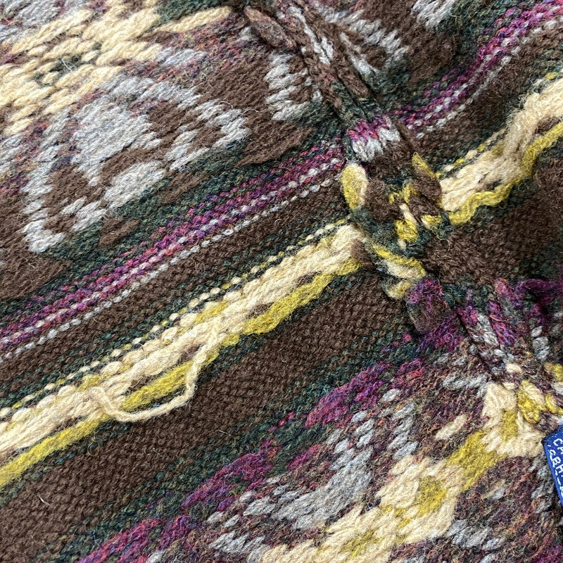 【中古品】【メンズ】 TOMMY HILFIGER トミーヒルフィガー NATIVE WOOL KNIT VEST ネイティブ ウール ニット ベスト トップス 146-260523-kh-04-izu サイズ：XL カラー：マルチ 万代Net店