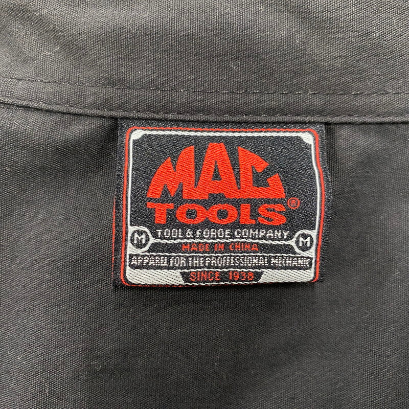 【中古品】【メンズ】 MAC TOOLS マックツールズ SS WORK SHIRT ショートスリーブ ワーク シャツ トップス 146-260523-kh-01-izu サイズ：M カラー：ブラック 万代Net店