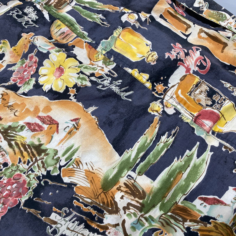 【中古品】【メンズ】 KAHALA カハラ COTTON ALOHA SHIRT コットン アロハシャツ HAWAII製 半袖 146-260610-as-04-izu サイズ：M カラー：マルチカラー 万代Net店