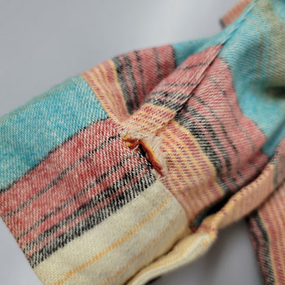【中古品】【メンズ】 patagonia パタゴニア BLANKET STRIPE SHIRT ブランケット ストライプ シャツ ポルトガル製 長袖 トップス 144-260512-as-08-izu サイズ：S カラー：SAFFRON 万代Net店