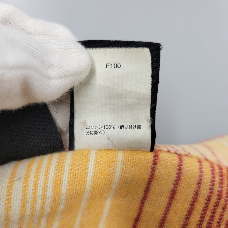 【中古品】【メンズ】 patagonia パタゴニア BLANKET STRIPE SHIRT ブランケット ストライプ シャツ ポルトガル製 長袖 トップス 144-260512-as-08-izu サイズ：S カラー：SAFFRON 万代Net店