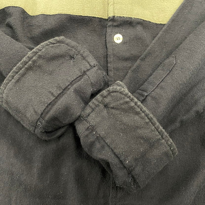 【中古品】【メンズ】 OLD STUSSY オールドステューシー USA製 SWITCHING スイッチング L/S SHIRT ロングスリーブ シャツ トップス 長袖 142-260512-ya-05-izu サイズ：M カラー：BLACK×OLIVE 万代Net店
