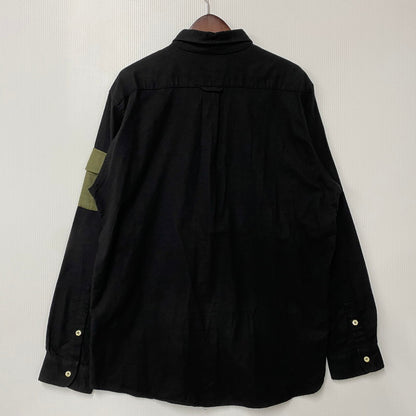 【中古品】【メンズ】 OLD STUSSY オールドステューシー USA製 SWITCHING スイッチング L/S SHIRT ロングスリーブ シャツ トップス 長袖 142-260512-ya-05-izu サイズ：M カラー：BLACK×OLIVE 万代Net店