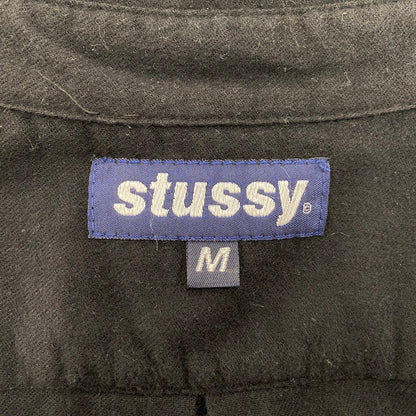 【中古品】【メンズ】 OLD STUSSY オールドステューシー USA製 SWITCHING スイッチング L/S SHIRT ロングスリーブ シャツ トップス 長袖 142-260512-ya-05-izu サイズ：M カラー：BLACK×OLIVE 万代Net店