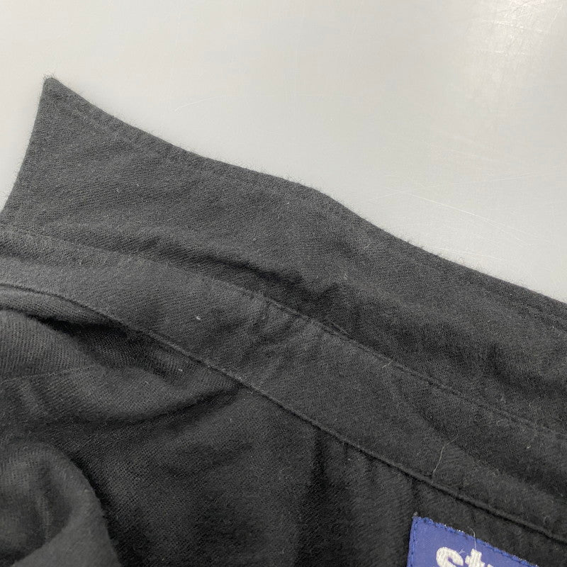 【中古品】【メンズ】 OLD STUSSY オールドステューシー USA製 SWITCHING スイッチング L/S SHIRT ロングスリーブ シャツ トップス 長袖 142-260512-ya-05-izu サイズ：M カラー：BLACK×OLIVE 万代Net店