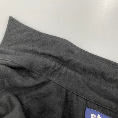 【中古品】【メンズ】 OLD STUSSY オールドステューシー USA製 SWITCHING スイッチング L/S SHIRT ロングスリーブ シャツ トップス 長袖 142-260512-ya-05-izu サイズ：M カラー：BLACK×OLIVE 万代Net店
