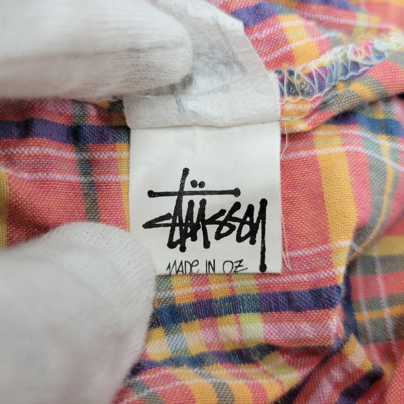 中古品】【メンズ】 OLD STUSSY オールド ステューシー OPEN COLLAR