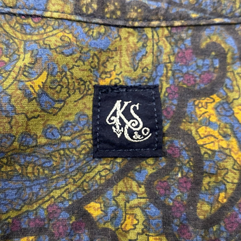 【中古品】【メンズ】 KAPTAIN SUNSHINE キャプテンサンシャイン KS20SSH06 OPEN COLLAR SS SHIRT オープン カラー ショートスリーブ シャツ トップス 141-260513-kh-07-izu サイズ：36 カラー：マルチ 万代Net店