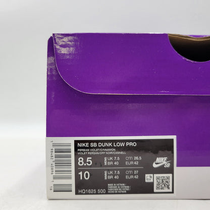 【中古美品】【メンズ】 NIKE SB ナイキエスビー DUNK LOW PRO HQ1625-500 ダンク ロー プロ スニーカー シューズ 靴 160-260512-as-38-izu サイズ：26.5cm カラー：PERSIAN VIOLET/CINNNAMON 万代Net店