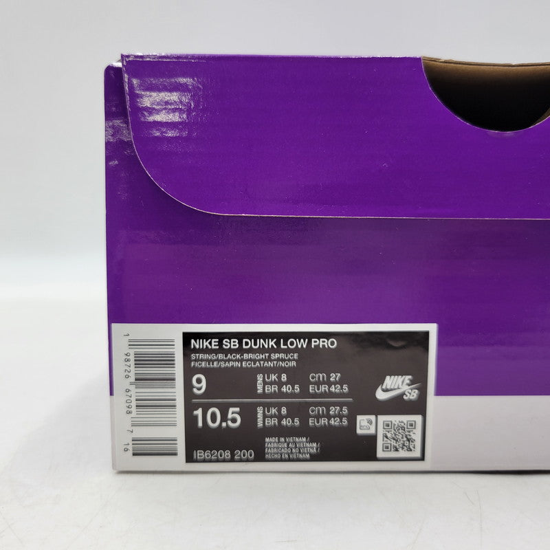 【中古美品】【メンズ】 NIKE SB ナイキエスビー × DASHAWN JORDAN ダショーン ジョーダン IB6208-200 DUNK LOW COPPERHEAD ダンク ロー コッパーヘッド スニーカー 靴 160-260513-kh-13-izu サイズ：27 カラー：STRING/BLACK-BRIGHT-SPRUCE 万代Net店