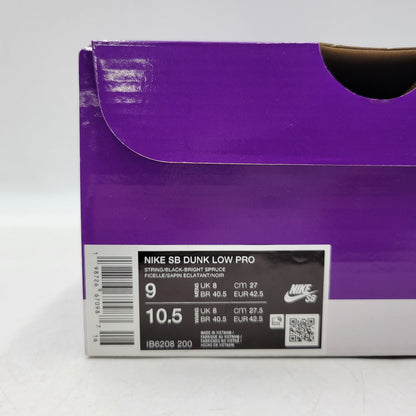 【中古美品】【メンズ】 NIKE SB ナイキエスビー × DASHAWN JORDAN ダショーン ジョーダン IB6208-200 DUNK LOW COPPERHEAD ダンク ロー コッパーヘッド スニーカー 靴 160-260513-kh-13-izu サイズ：27 カラー：STRING/BLACK-BRIGHT-SPRUCE 万代Net店