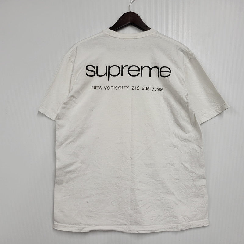 【中古品】【メンズ】 SUPREME シュプリーム 23AW NYC TEE ニューヨークシティ ティー トップス 半袖 149-260511-cs-21-izu サイズ：M カラー：ホワイト 万代Net店