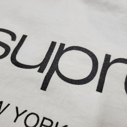 【中古品】【メンズ】 SUPREME シュプリーム 23AW NYC TEE ニューヨークシティ ティー トップス 半袖 149-260511-cs-21-izu サイズ：M カラー：ホワイト 万代Net店