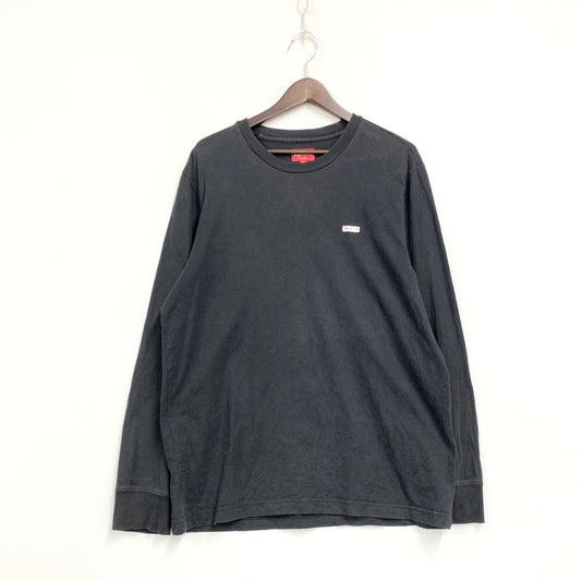 【中古品】【メンズ】 SUPREME シュプリーム SMALL BOX LOGO L S TEE スモール ボックス ロゴ ロングスリーブ Tシャツ トップス 長袖 149-260531-ya-03-izu サイズ：M カラー：BLACK 万代Net店