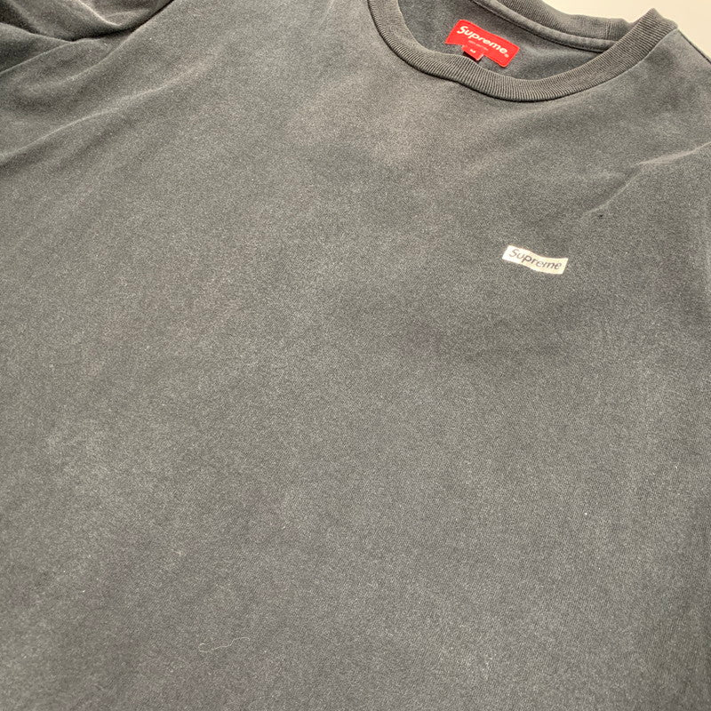 【中古品】【メンズ】 SUPREME シュプリーム SMALL BOX LOGO L S TEE スモール ボックス ロゴ ロングスリーブ Tシャツ トップス 長袖 149-260531-ya-03-izu サイズ：M カラー：BLACK 万代Net店