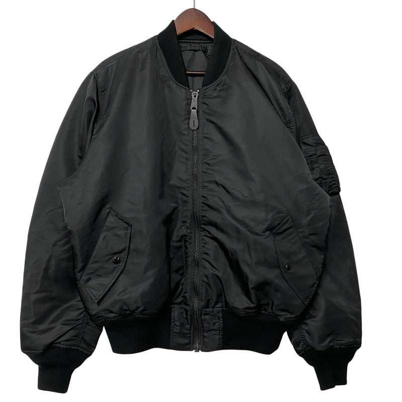 【中古品】【メンズ】 ALPHA INDUSTRIES アルファ インダストリーズ 2000-7401 MA-1 FLIGHT JACKET フライト ジャケット アウター 145-260512-ya-03-izu サイズ：L カラー：BLACK 万代Net店