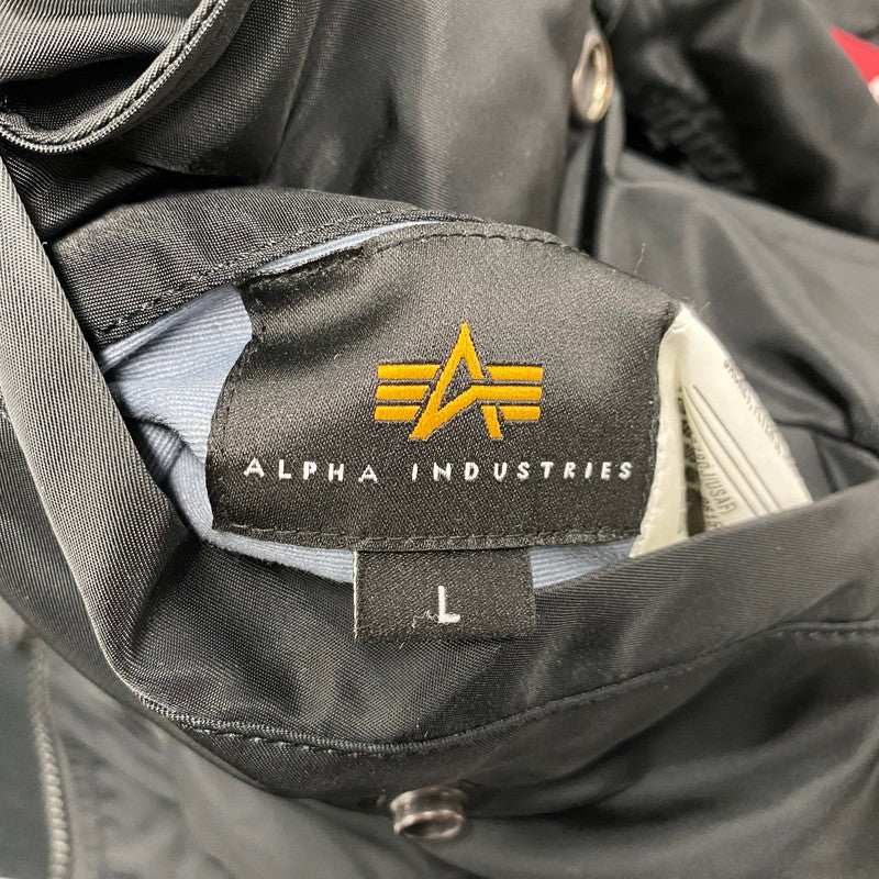 【中古品】【メンズ】 ALPHA INDUSTRIES アルファ インダストリーズ 2000-7401 MA-1 FLIGHT JACKET フライト ジャケット アウター 145-260512-ya-03-izu サイズ：L カラー：BLACK 万代Net店