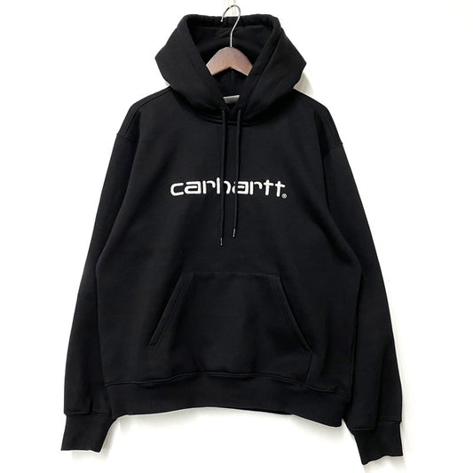 【中古品】【メンズ】 CARHARTT WIP カーハートダブリューアイピー I030547 HOODED CARHARTT SWEAT フーデッド カーハート スウェット トップス 142-260513-kh-04-izu サイズ：M カラー：ブラック 万代Net店