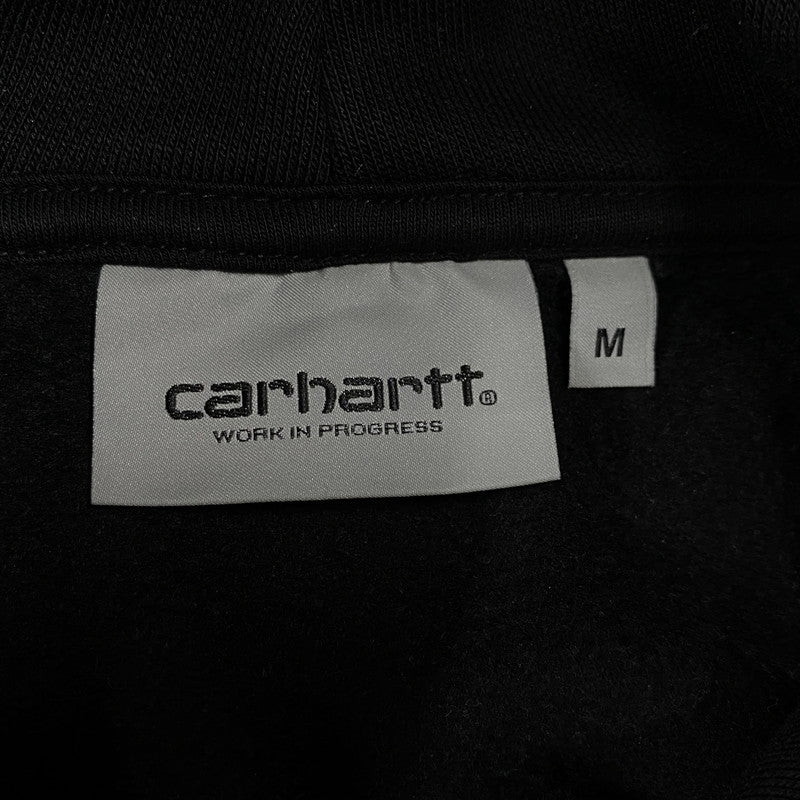 【中古品】【メンズ】 CARHARTT WIP カーハートダブリューアイピー I030547 HOODED CARHARTT SWEAT フーデッド カーハート スウェット トップス 142-260513-kh-04-izu サイズ：M カラー：ブラック 万代Net店
