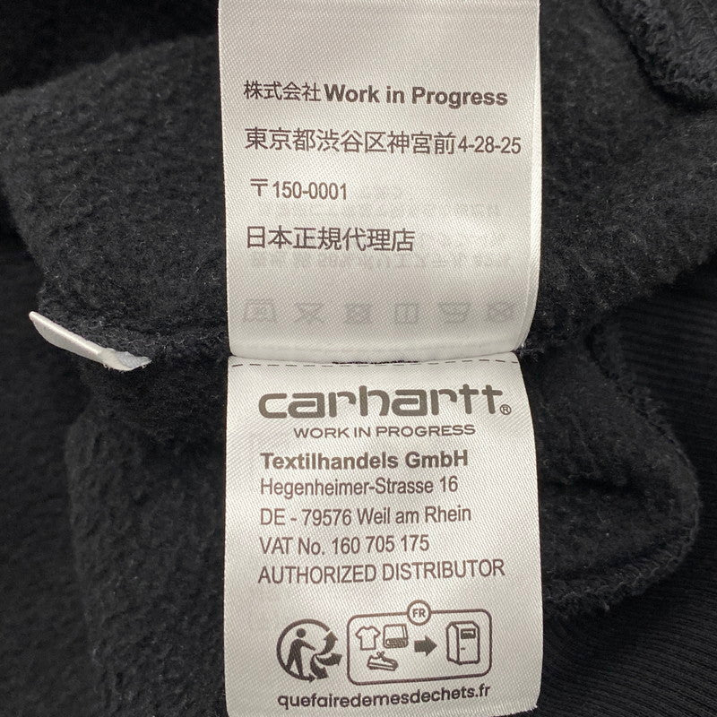 【中古品】【メンズ】 CARHARTT WIP カーハートダブリューアイピー I030547 HOODED CARHARTT SWEAT フーデッド カーハート スウェット トップス 142-260513-kh-04-izu サイズ：M カラー：ブラック 万代Net店