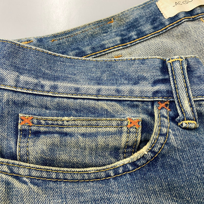 【中古品】【メンズ】 JACKSON MATISSE ジャクソンマティス JM08AW029 646 DAMAGE DENIM PANTS ダメージ デニム パンツ ズボン ボトムス 156-260714-ya-20-izu サイズ：30 カラー：ライトインディゴ 万代Net店