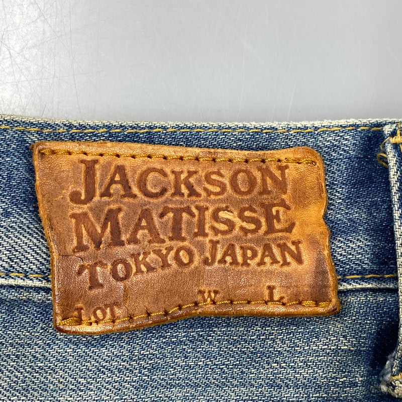【中古品】【メンズ】 JACKSON MATISSE ジャクソンマティス JM08AW029 646 DAMAGE DENIM PANTS ダメージ デニム パンツ ズボン ボトムス 156-260714-ya-20-izu サイズ：30 カラー：ライトインディゴ 万代Net店