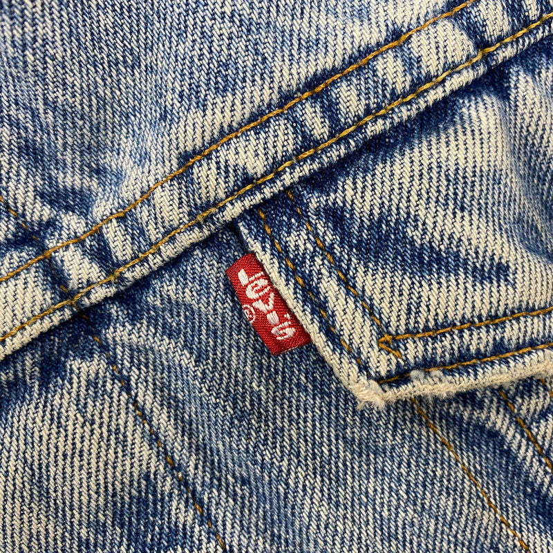 【現状渡し品】【メンズ】 Levi's リーバイス CHECK LINER 4TH DENIM JACKET 70417-0819 チェックライナー デニムジャケット 刻印527 USA製 アウター 146-260516-as-08-izu サイズ：M カラー：インディゴ 万代Net店