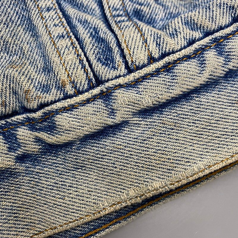 【現状渡し品】【メンズ】 Levi's リーバイス CHECK LINER 4TH DENIM JACKET 70417-0819 チェックライナー デニムジャケット 刻印527 USA製 アウター 146-260516-as-08-izu サイズ：M カラー：インディゴ 万代Net店