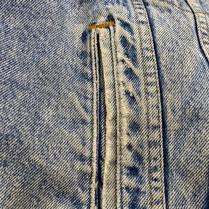 【現状渡し品】【メンズ】 Levi's リーバイス CHECK LINER 4TH DENIM JACKET 70417-0819 チェックライナー デニムジャケット 刻印527 USA製 アウター 146-260516-as-08-izu サイズ：M カラー：インディゴ 万代Net店