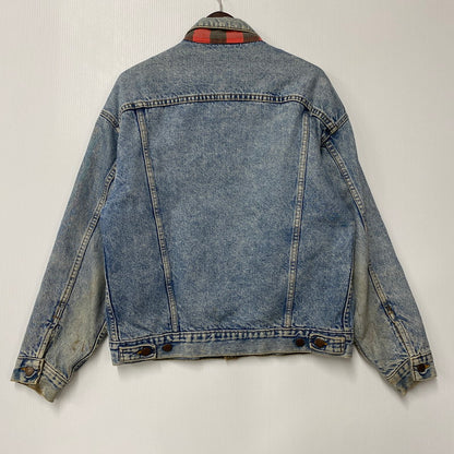【現状渡し品】【メンズ】 Levi's リーバイス CHECK LINER 4TH DENIM JACKET 70417-0819 チェックライナー デニムジャケット 刻印527 USA製 アウター 146-260516-as-08-izu サイズ：M カラー：インディゴ 万代Net店