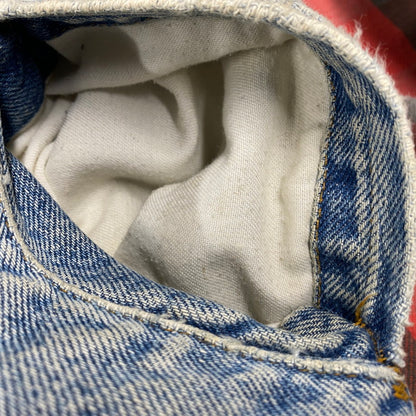 【現状渡し品】【メンズ】 Levi's リーバイス CHECK LINER 4TH DENIM JACKET 70417-0819 チェックライナー デニムジャケット 刻印527 USA製 アウター 146-260516-as-08-izu サイズ：M カラー：インディゴ 万代Net店