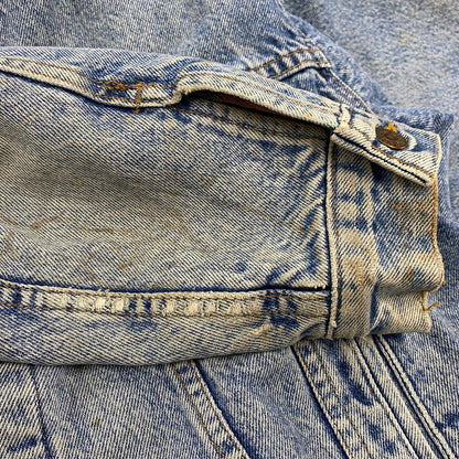 【現状渡し品】【メンズ】 Levi's リーバイス CHECK LINER 4TH DENIM JACKET 70417-0819 チェックライナー デニムジャケット 刻印527 USA製 アウター 146-260516-as-08-izu サイズ：M カラー：インディゴ 万代Net店