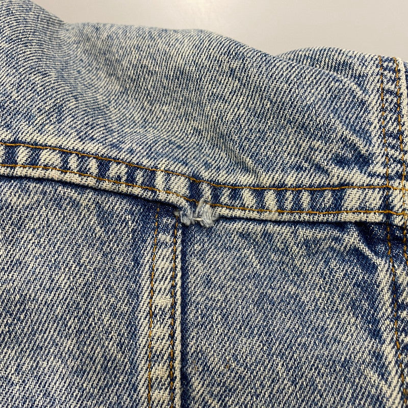 【現状渡し品】【メンズ】 Levi's リーバイス CHECK LINER 4TH DENIM JACKET 70417-0819 チェックライナー デニムジャケット 刻印527 USA製 アウター 146-260516-as-08-izu サイズ：M カラー：インディゴ 万代Net店