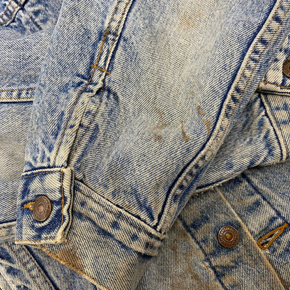 【現状渡し品】【メンズ】 Levi's リーバイス CHECK LINER 4TH DENIM JACKET 70417-0819 チェックライナー デニムジャケット 刻印527 USA製 アウター 146-260516-as-08-izu サイズ：M カラー：インディゴ 万代Net店