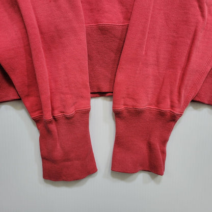 【中古品】【メンズ】 BARNS バーンズ FREEDOM SLEEVE SWEAT SHIRT フリーダム スリーブ スウェット USA製 両V 145-260720-as-05-izu サイズ：M カラー：レッド系 万代Net店