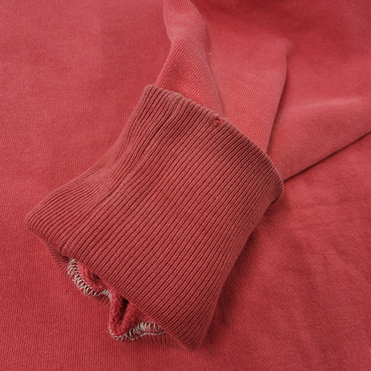 【中古品】【メンズ】 BARNS バーンズ FREEDOM SLEEVE SWEAT SHIRT フリーダム スリーブ スウェット USA製 両V 145-260720-as-05-izu サイズ：M カラー：レッド系 万代Net店
