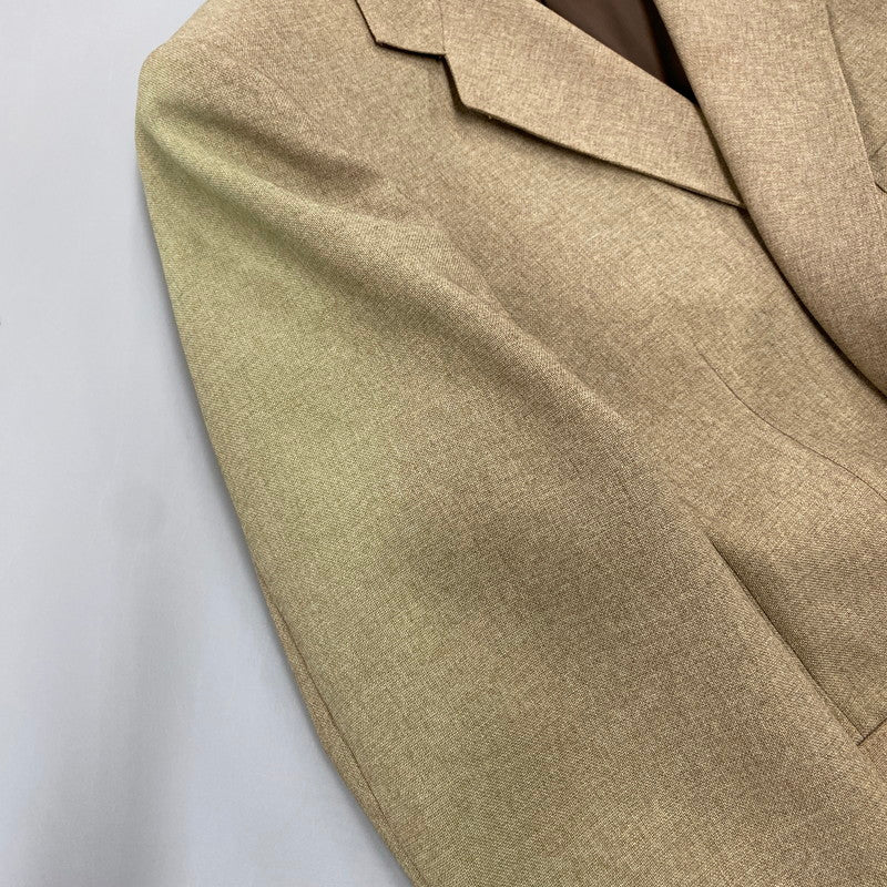 【現状渡し品】【メンズ】 LEVI'S STA-PREST リーバイス ステイ プレスト 70-80S 3P ACTION SUIT SLACKS SET-UP スリーピー アクションスーツ スラックス セットアップ 146-260515-ya-06-izu サイズ：42L カラー：BEIGE 万代Net店