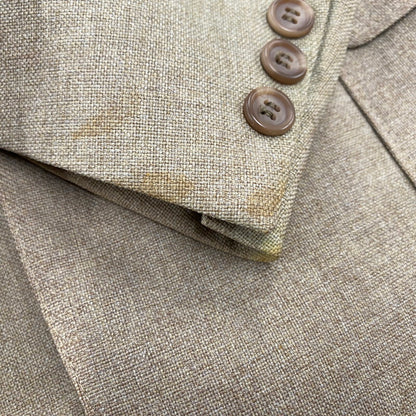 【現状渡し品】【メンズ】 LEVI'S STA-PREST リーバイス ステイ プレスト 70-80S 3P ACTION SUIT SLACKS SET-UP スリーピー アクションスーツ スラックス セットアップ 146-260515-ya-06-izu サイズ：42L カラー：BEIGE 万代Net店