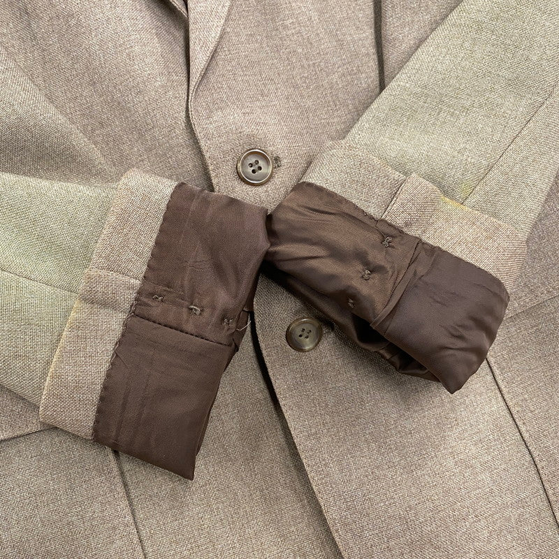 【現状渡し品】【メンズ】 LEVI'S STA-PREST リーバイス ステイ プレスト 70-80S 3P ACTION SUIT SLACKS SET-UP スリーピー アクションスーツ スラックス セットアップ 146-260515-ya-06-izu サイズ：42L カラー：BEIGE 万代Net店