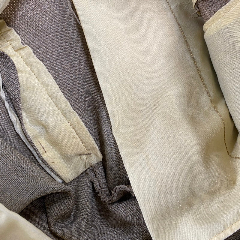 【現状渡し品】【メンズ】 LEVI'S STA-PREST リーバイス ステイ プレスト 70-80S 3P ACTION SUIT SLACKS SET-UP スリーピー アクションスーツ スラックス セットアップ 146-260515-ya-06-izu サイズ：42L カラー：BEIGE 万代Net店