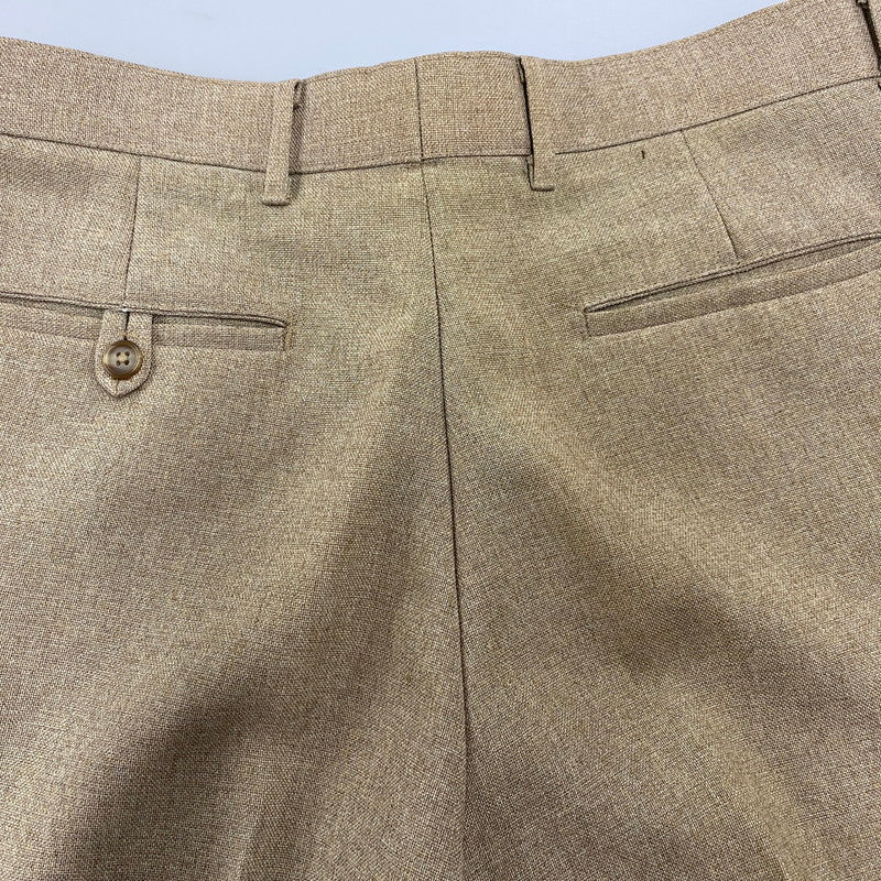 【現状渡し品】【メンズ】 LEVI'S STA-PREST リーバイス ステイ プレスト 70-80S 3P ACTION SUIT SLACKS SET-UP スリーピー アクションスーツ スラックス セットアップ 146-260515-ya-06-izu サイズ：42L カラー：BEIGE 万代Net店