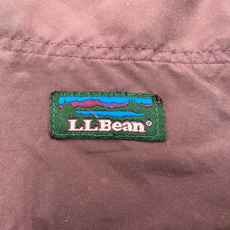 【現状渡し品】【メンズ】 L.L.Bean エルエルビーン NYLON ANORAK JACKET ナイロン アノラック ジャケット USA製 三角タグ 146-260524-as-28-izu カラー：ワインレッド 万代Net店