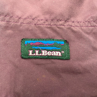 【現状渡し品】【メンズ】 L.L.Bean エルエルビーン NYLON ANORAK JACKET ナイロン アノラック ジャケット USA製 三角タグ 146-260524-as-28-izu カラー：ワインレッド 万代Net店