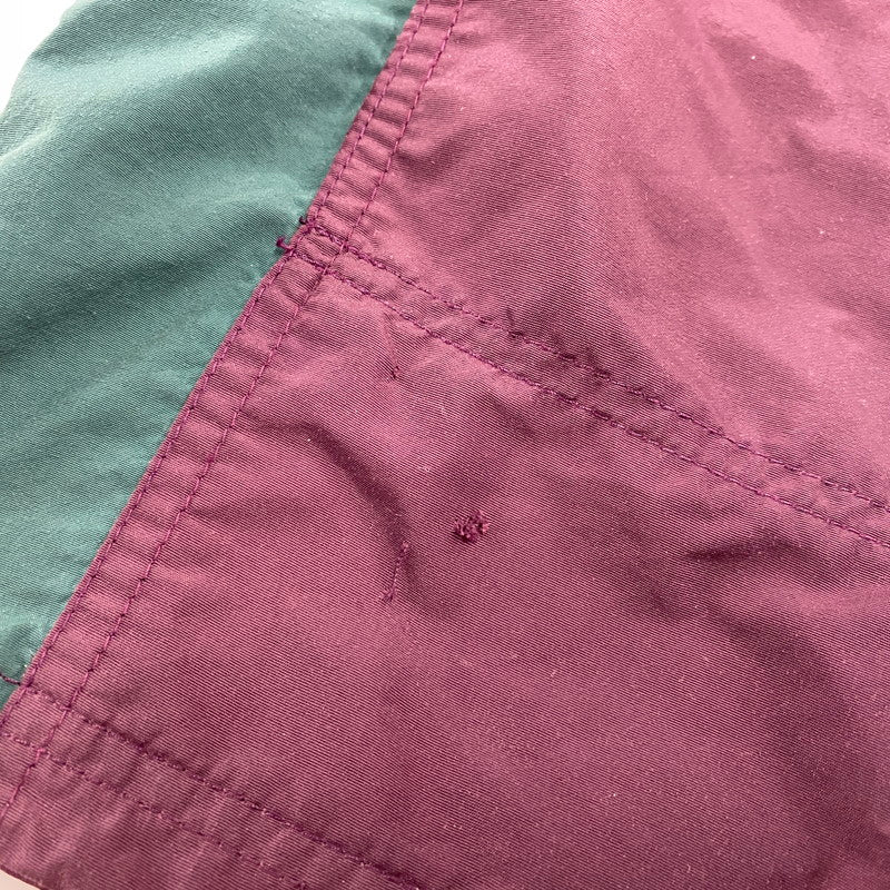 【現状渡し品】【メンズ】 L.L.Bean エルエルビーン NYLON ANORAK JACKET ナイロン アノラック ジャケット USA製 三角タグ 146-260524-as-28-izu カラー：ワインレッド 万代Net店